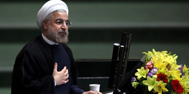 Iranian President Hasan Rouhani uses social media to communicate with the world, but his regime just banned WhatsApp. (Reuters)
