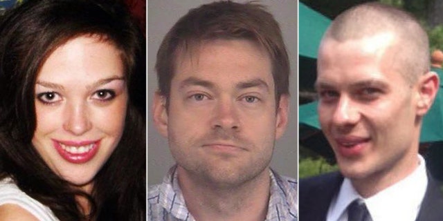 Dellen Millard, middle, and Mark Smich, right, were convicted of murder in the death of Laura Babcock, left.