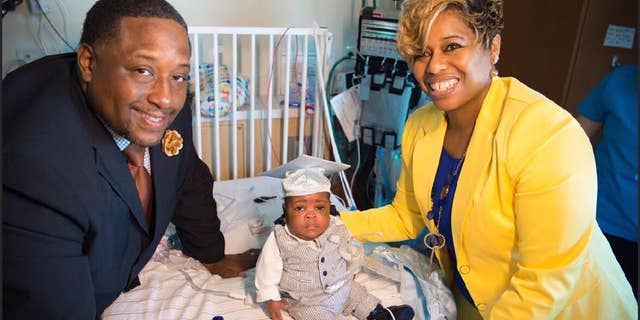 Baby Kaleb went viral after his parents shared their "Baby Bun" pregnancy announcement.