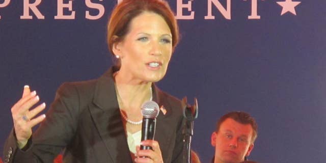 Minnesota Rep. Michele Bachmann speaks at a campaign event in Columbia, SC July 19. (Fox News Photo)