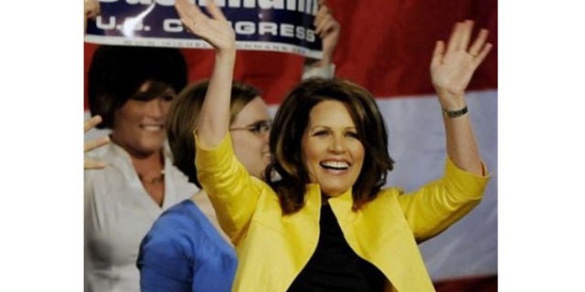 FILE: Rep. Michele Bachmann, R-Minn., a popular figure among the Tea Party movement and conservative blogosphere, is a featured speaker at the RightOnline convention in Las Vegas this weekend. (AP)