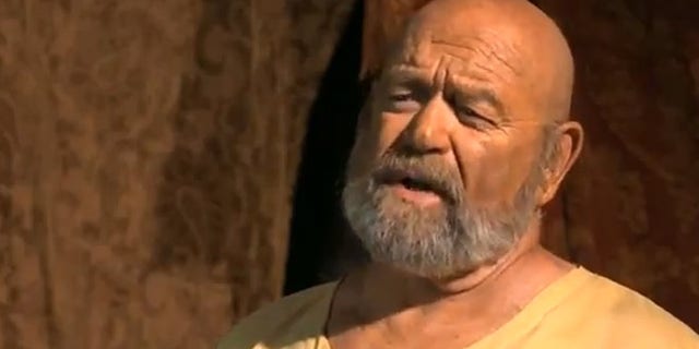 A still of an actor from the movie 'Innocence of Muslims.'