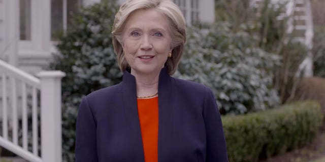 In this image taken from video posted to hillaryclinton.com on Sunday, April 12, 2015, Hillary Rodham Clinton announces her campaign for president. The former secretary of state, senator and first lady enters the race in a strong position to succeed her rival from the 2008 campaign, President Barack Obama. (Hillary For America via AP)