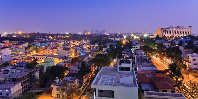 tightly house in resident zone of Bangalore City, India
