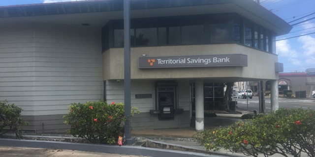 Territorial Savings Bank in Kailua town is one of the three fallout shelters listed for the 53,555 people living in this beachside community on Oahu. This is the town where President Obama stays with his family over the Christmas holiday.