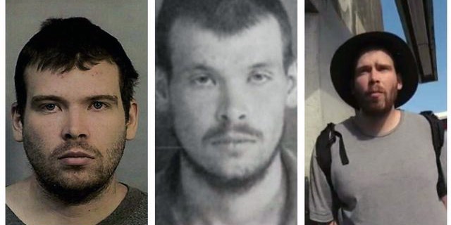 These images show John Cowell, who is accused in a deadly stabbing at an Oakland train station Sunday night.