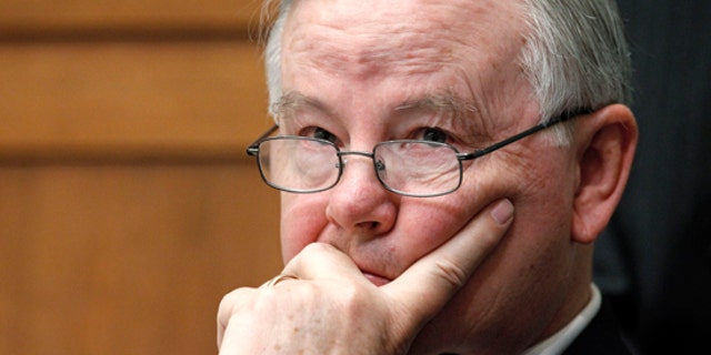Rep. Joe Barton, R-Texas listens to opening statements from members of Congress, on Capitol Hill in Washington, Thursday, June 17, 2010, prior to BP CEO Tony Hayward testifying before an Energy and Environment subcommittee on Oversight and Investigations hearing on the role of BP in the Deepwater Horizon Explosion and Oil Spill. (AP)