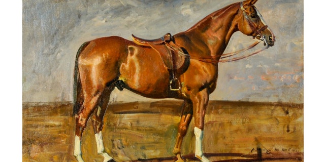 Baruch commissioned British impressionist Sir Alfred Munnings to paint her favorite horse.