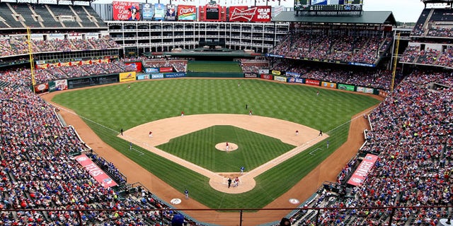 ARLINGTON, TX - JUNE 1: A general view of the baseball field during the game between the Kansas City Royals and the Texas Rangers at Rangers Ballpark in Arlington on June 1, 2013 in Arlington, Texas. (Photo by Rick Yeatts/Getty Images)