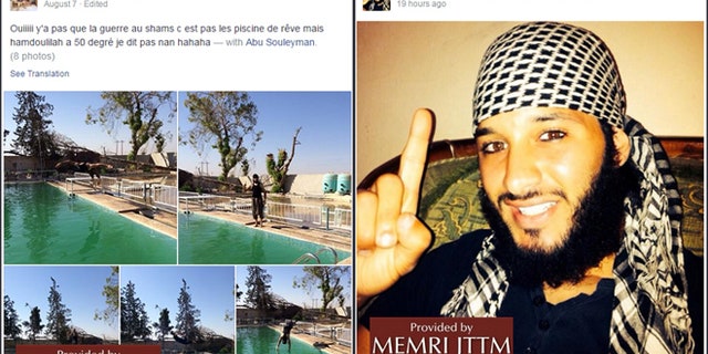Aggad shared many photos documenting his jihad with ISIS. The photos were often accompanied by specific Koranic verses. (MEMRI)