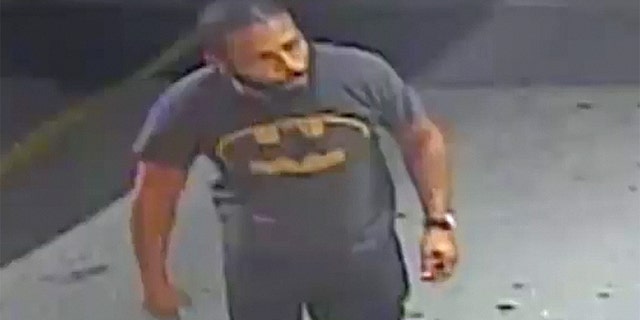 Police are still searching for the suspect who caused a bizarre commotion.