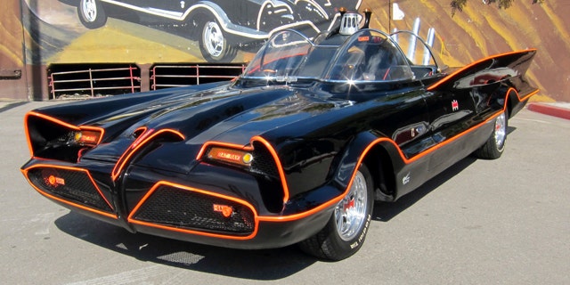 October 2012: This photo shows the original Batmobile in Los Angeles.