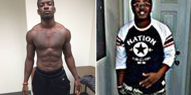 Photo shows two college students, Delonte Martistee, left, and Ryan Austin Calhoun, right, who were charged in a sexual attack on a Florida beach in March.