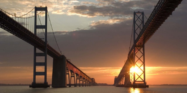Shown here is the Chesapeake Bay Bridge.