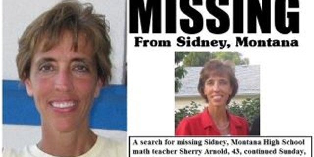 FILE: This flier shows missing teacher Sherry Arnold.