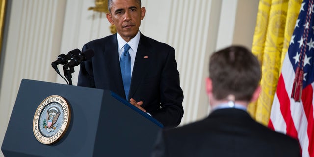 President Obama in the East Room of the White House, on Wednesday, Nov. 5, 2014, in Washington.