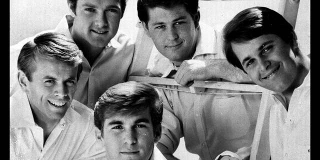 The Beach Boys are shown in this 1966 file photo. From left are Al Jardine, Mike Love, Dennis Wilson, Brian Wilson and Carl Wilson.