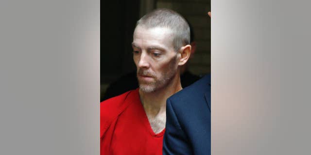 FILE - In this Aug. 12, 2015 file photo, Robert Crissman Jr. is escorted from his preliminary hearing at the Armstrong County Courthouse, in Kittanning, Pa. Crissman was convicted Thursday, May 12, 2016, of murdering acquaintance Tammy Long. (AP Photo/Keith Srakocic, File)