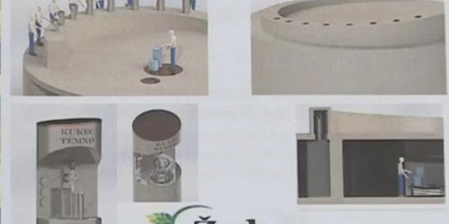 The beer fountain will cost about $400,000 to construct and will dispense local beers visitors can buy in a commemorative mug.