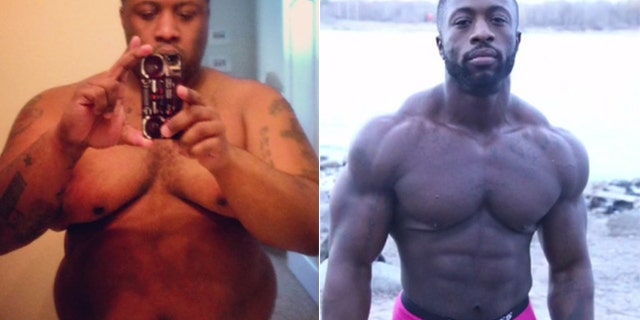 Rashard Keen weight 350 before changing his lifestyle habits and becoming a body builder.