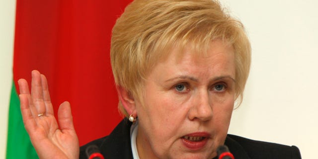 Dec. 24: Central Elections Commission Chairwoman Lidiya Ermoshina votes during a session of Commission in the Belarusian capital Minsk. The Central Elections Commission announced final results of the December 19 presidential election on Friday. Incumbent President Alexander Lukashenko won the ballot with 79.65% of votes, the Commission said.