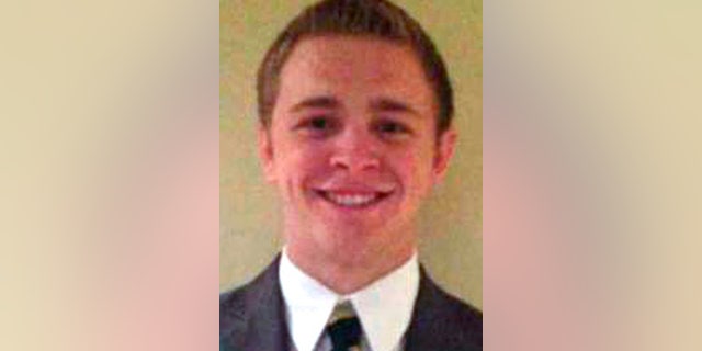 This undated photo provided by The Church of Jesus Christ of Latter-Day Saints shows Mormon missionary Mason Wells, 19, of Sandy, Utah, who was injured in Tuesday's explosion at the Brussels airport.
