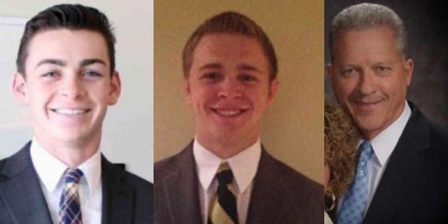From left to right: Joseph Empey, Mason Wells, Richard Norby.