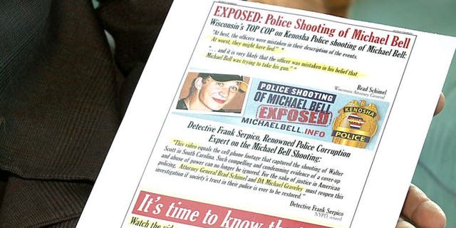 Michael Bell brought a ad page in Washington Post in hopes of renewing the investigation into his son's death.