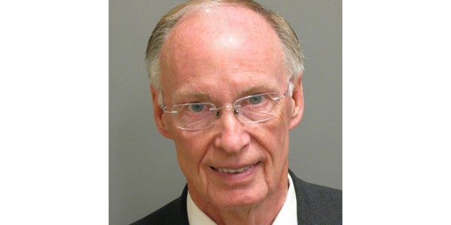 Alabama Gov. Robert Bentley was booked on two misdemeanor charges Monday