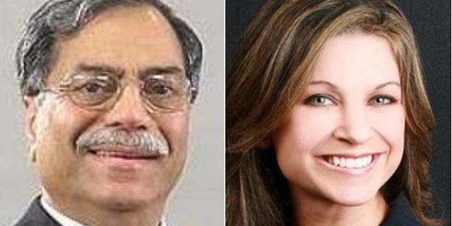 Chaudry, (l.), and Bianchi, (r.), have both served as mayor of Bernards.