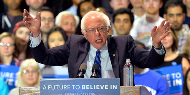 Sen. Bernie Sanders of Vermont, Democratic presidential candidate in 2016