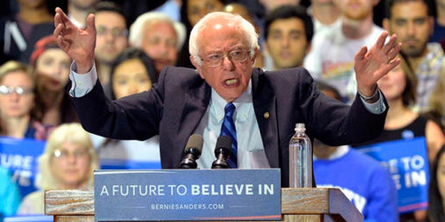 Sen. Bernie Sanders of Vermont, Democratic presidential candidate in 2016