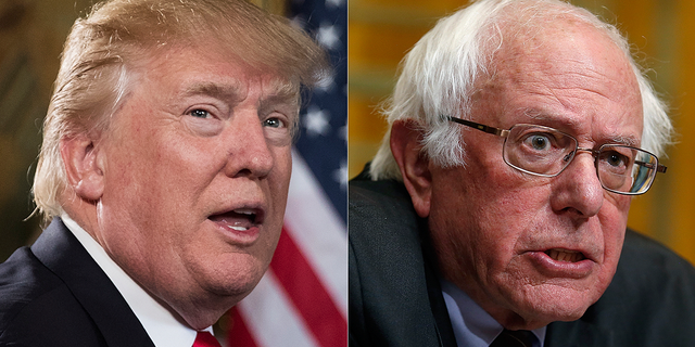 President Donald Trump and U.S. Sen. Bernie Sanders posted broadly differing views of the new U.S. tax law.