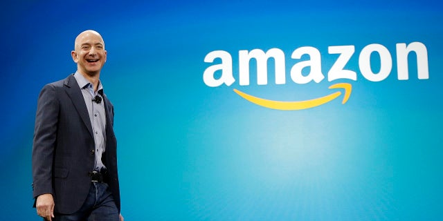 FILE - Amazon CEO Jeff Bezos and his wife donated $10 million to a non-partisan super PAC.