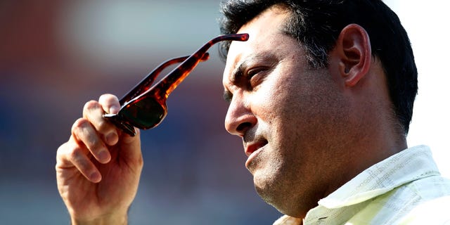 Julty 30: Ruben Amaro, general manager of the Philadelphia Phillies watches batting practice before a game against the Pittsburgh Pirates at Citizens Bank Park. (Photo by Jeff Zelevansky/Getty Images)