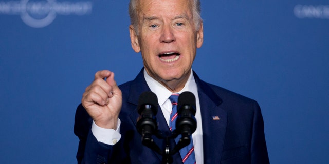 Vice President Joe Biden speaks at the Cancer Moonshot Summit at Howard University in Washington, Wednesday, June 29, 2016. Biden is trying to bolster efforts to cure cancer at this summit focusing on research and innovative trials.