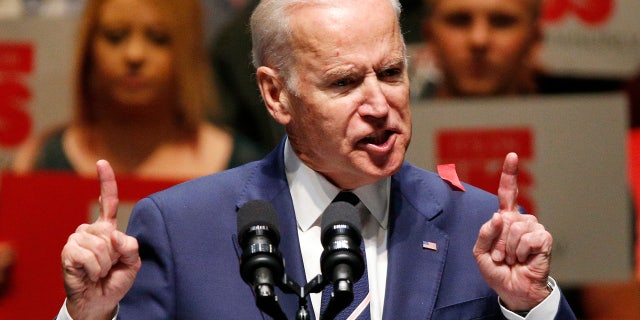 April 7, 2016: Vice President Joe Biden speaks at an event in Las Vegas.