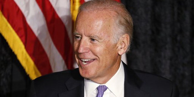 Vice President Joe Biden discusses the Iran nuclear deal with Jewish community leaders at the David Posnack Jewish Community Center in Davie, Fla. on Thursday, Sept. 3, 2015. (AP Photo/Joel Auerbach)