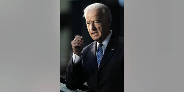 Vice President Joe Biden speaks at the McConnell Center at the University of Louisville in Louisville, Ky., Friday, Feb. 11, 2011. (AP Photo/Ed Reinke)