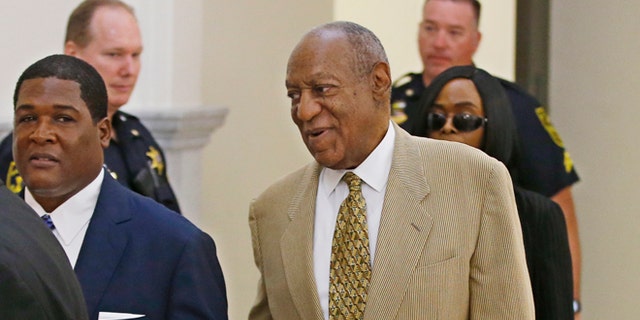 Bill Cosby enters Pennsylvania courtroom in July, 2016.