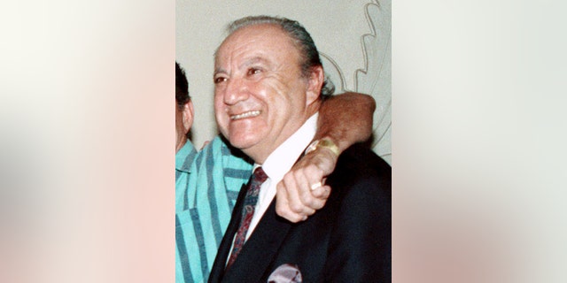 FILE - In this Oct. 4, 1990 file photo, Bill Dana appears in Beverly Hills, Calif. Dana, a comedy writer and performer who won stardom in the 1950s and '60s with his character Jose Jimenez, has died.