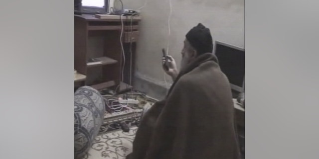 In this undated image taken from video provided by U.S. intelligence officials, a man who the American government says is Usama bin Laden watches television in a video released on Saturday, May 7, 2011.