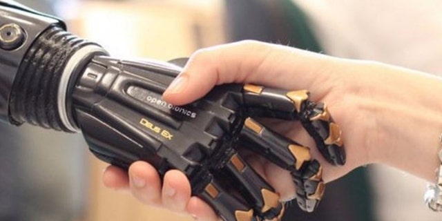 Open Bionics is based in the United Kingdom and produces 3D-printed prosthetics like the one above.