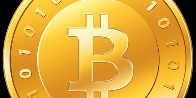 An illustration of the "bitcoin," a virtual currency currently selling for more than $190 U.S. Dollars.