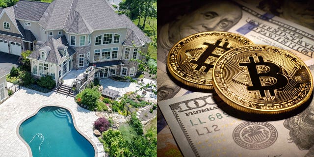 A home in Newark, Del., is selling for just under a few hundred crpto-coins.