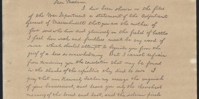 Abraham Lincoln Letter Mystery U0026 39 Almost Certainly U0026 39 Solved