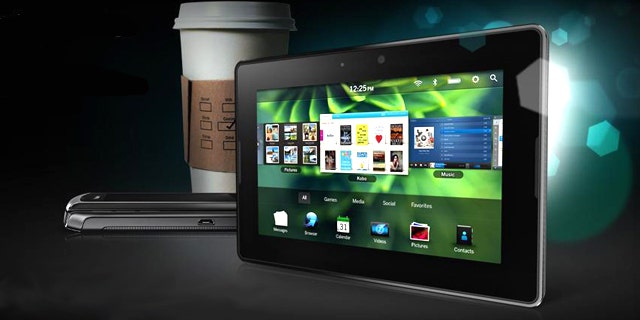 The Blackberry Playbook, one of a fleet of tablet computers unveiled at this year's 2011 Consumer Electronics Show (CES).