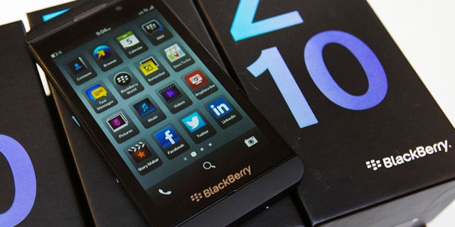 February 5, 2013: A view shows a Blackberry Z10 device at a Rogers store in Toronto.