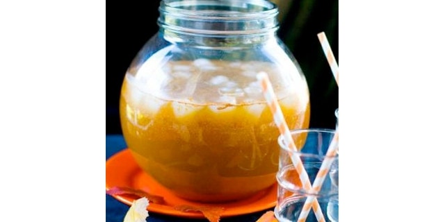 Bloody Cider Punch mixes brandy, schnapps or cordial and apple cider for a refreshing taste that still packs a punch.