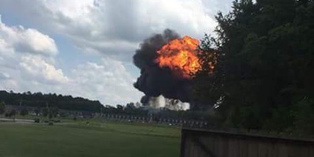 June 2, 2016: A US Navy Blue Angels jet crashed near Smyrna, Tenn.